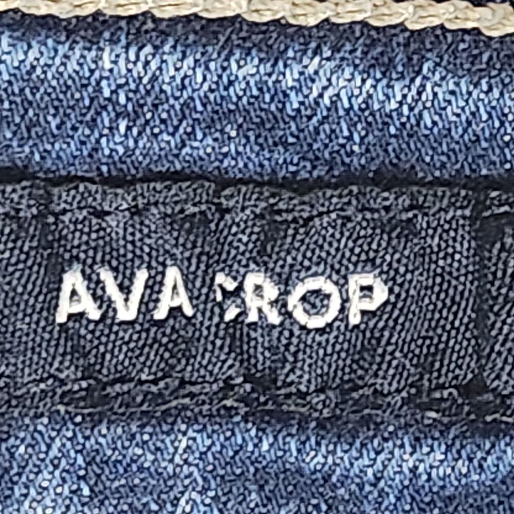 Lucky Brand Ava Crop Jeans Womens 8/29 Blue Skinny Raw Hem Stretch Denim - Picture 15 of 15